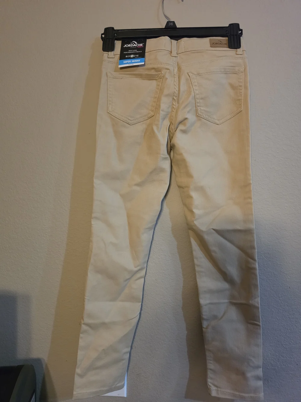 Jordache Kids Skinny Pants in Light Tan